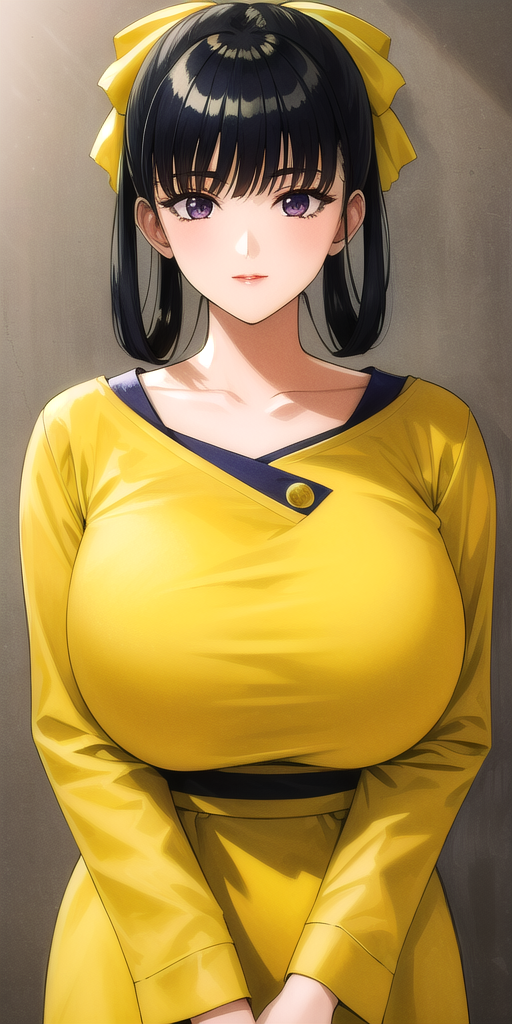 16498-1233087550-_lora_AkikoHoujohV9_.7_ AkikoHoujoh, huge_breasts, standing, solo, yellow_dress, yellow_hair_bow,, masterpiece, best_quality, de.png